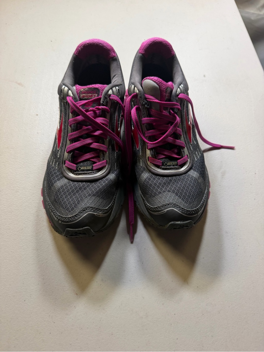 Women’s Brooks Gray and Magenta Running Shoes - Comfortable Support